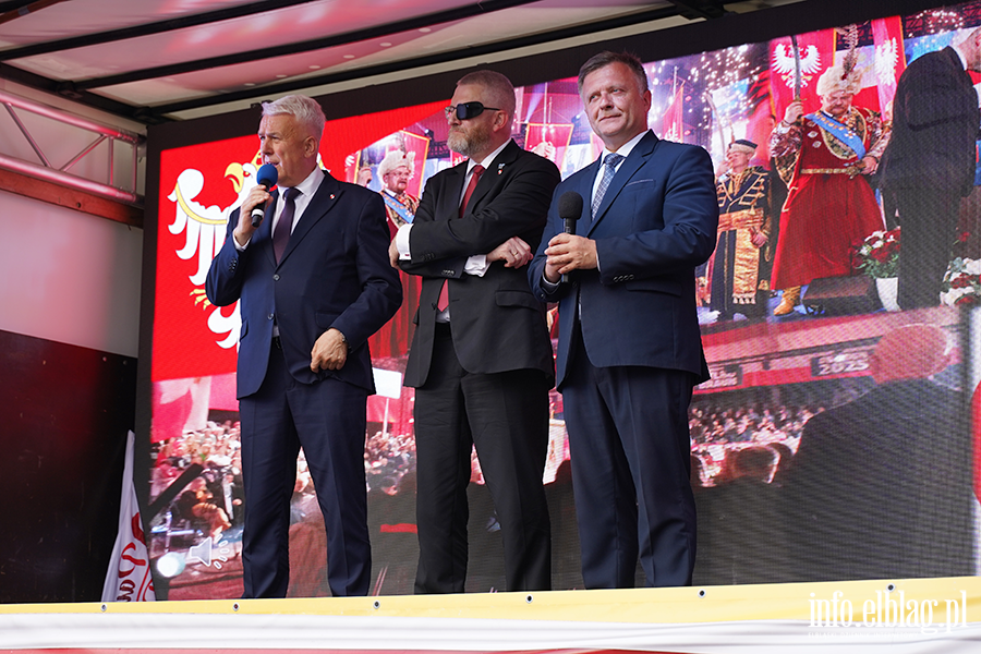 Grzegorz Braun i marsz Polska za Pokojem w Elbl�gu, fot. 96