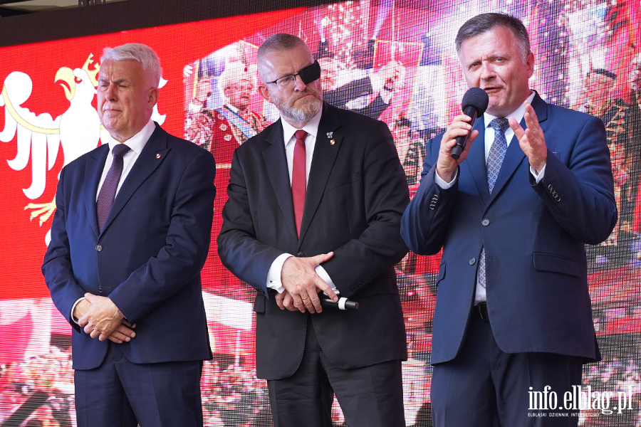 Grzegorz Braun i marsz Polska za Pokojem w Elbl�gu, fot. 97