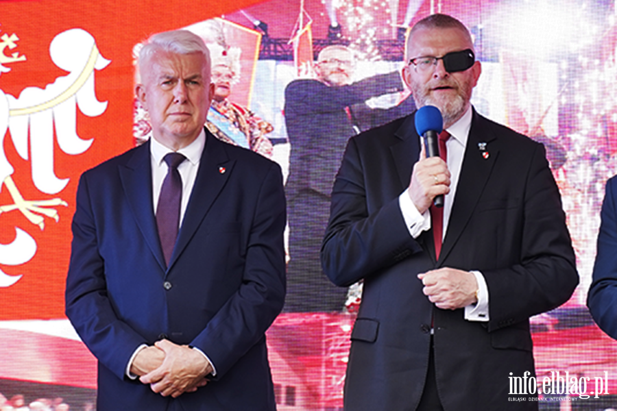 Grzegorz Braun i marsz Polska za Pokojem w Elbl�gu, fot. 100