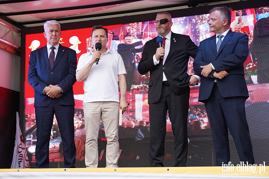 Grzegorz Braun i marsz Polska za Pokojem w Elbl�gu, fot. 106