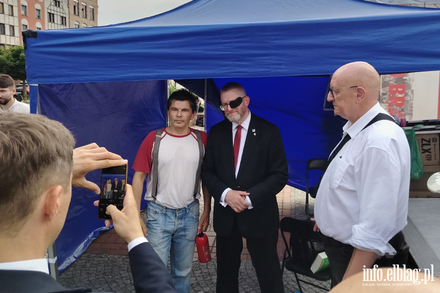 Grzegorz Braun i marsz Polska za Pokojem w Elbl�gu, fot. 120