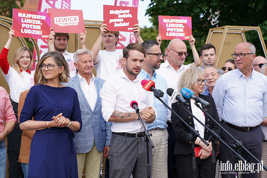  Letnia trasa Lewicy - konferencja z udzia�em Marsza�ka Sejmu W�odzimierza Czarzastego, fot. 7