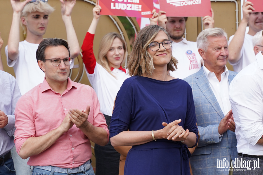  Letnia trasa Lewicy - konferencja z udzia�em Marsza�ka Sejmu W�odzimierza Czarzastego, fot. 8