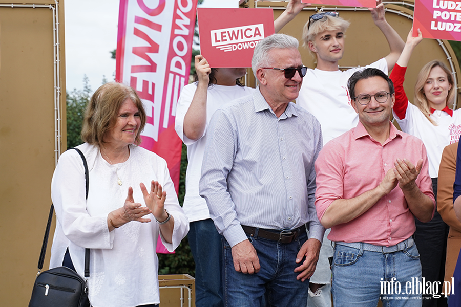  Letnia trasa Lewicy - konferencja z udzia�em Marsza�ka Sejmu W�odzimierza Czarzastego, fot. 9