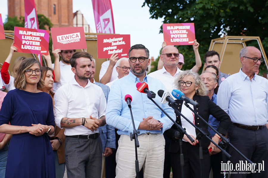  Letnia trasa Lewicy - konferencja z udzia�em Marsza�ka Sejmu W�odzimierza Czarzastego, fot. 10