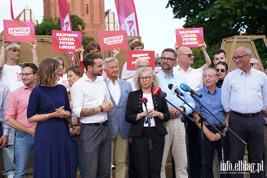  Letnia trasa Lewicy - konferencja z udzia�em Marsza�ka Sejmu W�odzimierza Czarzastego, fot. 12