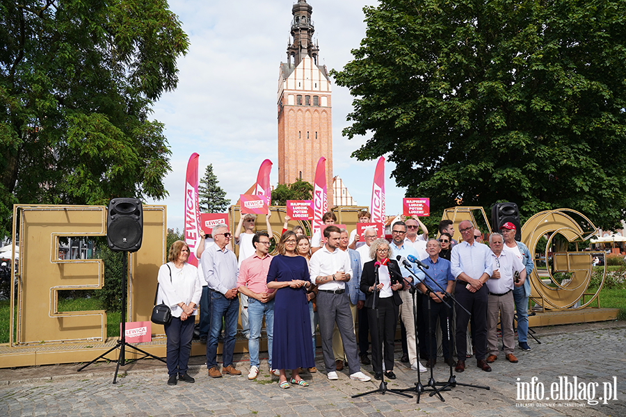  Letnia trasa Lewicy - konferencja z udzia�em Marsza�ka Sejmu W�odzimierza Czarzastego, fot. 13