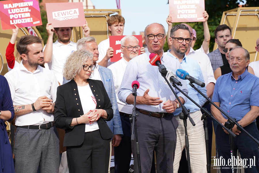  Letnia trasa Lewicy - konferencja z udzia�em Marsza�ka Sejmu W�odzimierza Czarzastego, fot. 14