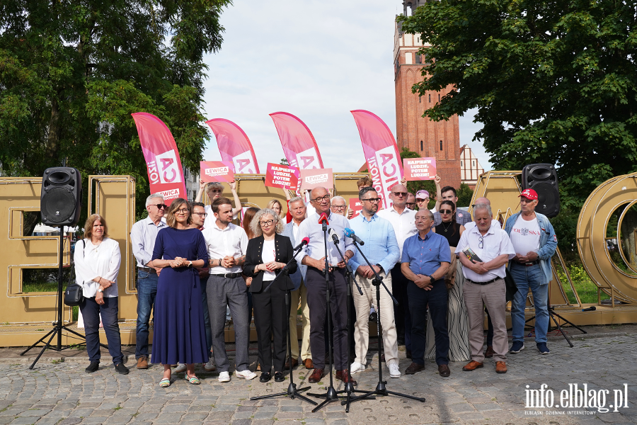  Letnia trasa Lewicy - konferencja z udzia�em Marsza�ka Sejmu W�odzimierza Czarzastego, fot. 16