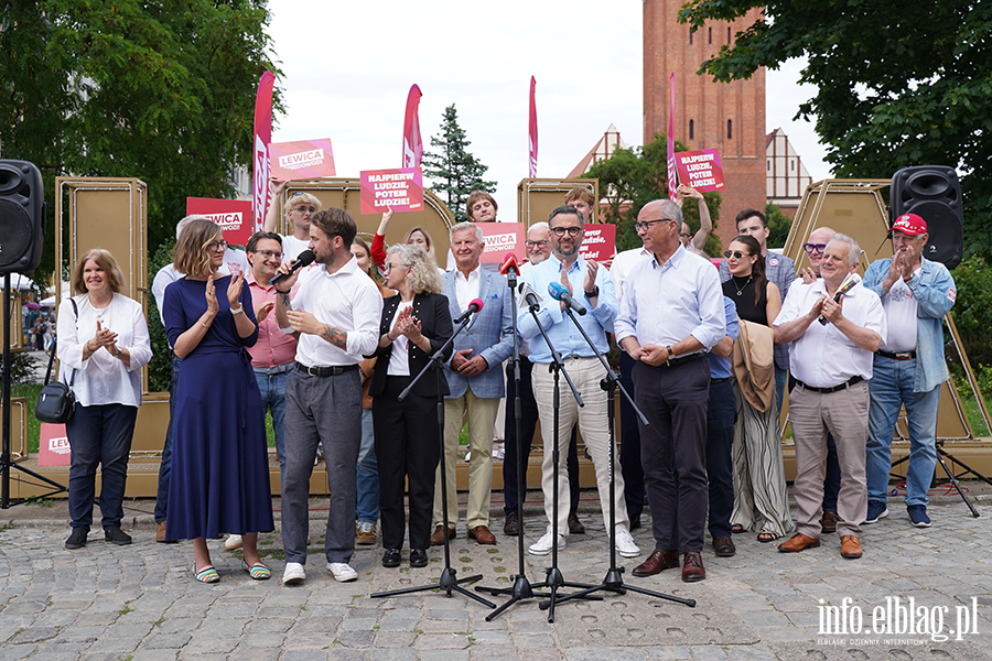  Letnia trasa Lewicy - konferencja z udzia�em Marsza�ka Sejmu W�odzimierza Czarzastego, fot. 18