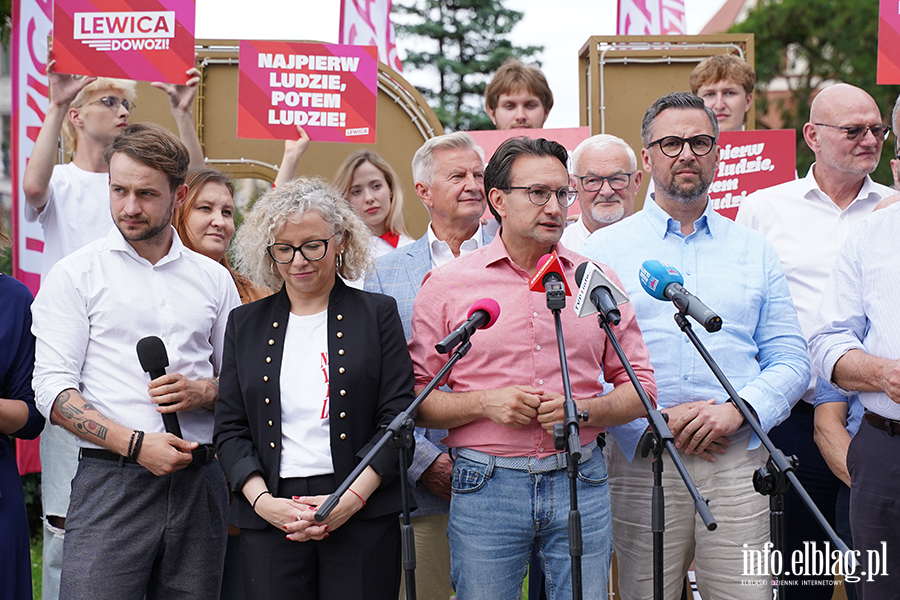  Letnia trasa Lewicy - konferencja z udzia�em Marsza�ka Sejmu W�odzimierza Czarzastego, fot. 19