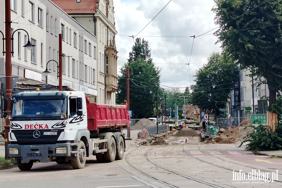 Remont torowiska na ul. 1 Maja, fot. 1