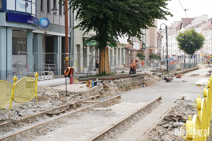 Przebudowa torowiska na 1 maja, fot. 2