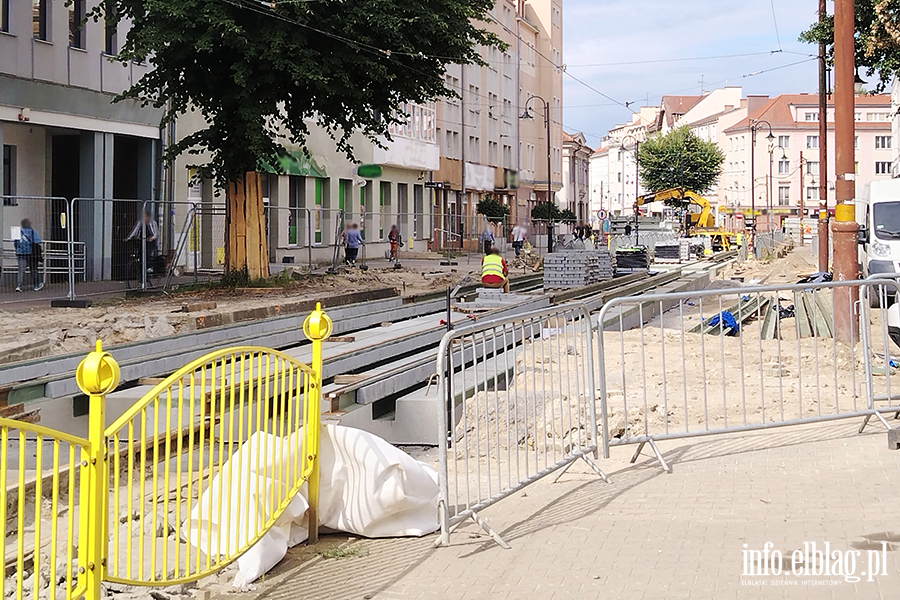 Co dzieje si� na 1 Maja? Remont torowiska wci�� trwa, fot. 1