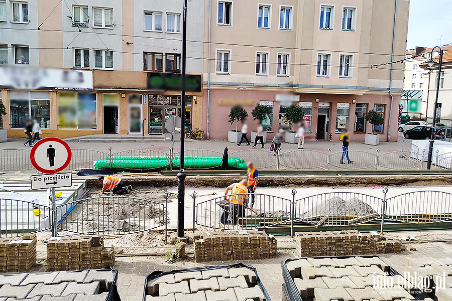 Co dzieje si� na 1 Maja? Remont torowiska wci�� trwa, fot. 4