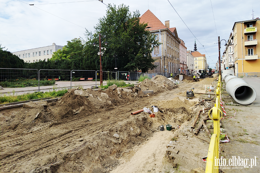 Co dzieje si� na 1 Maja? Remont torowiska wci�� trwa, fot. 7