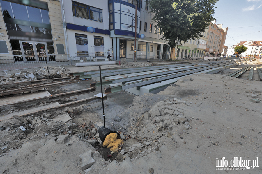 Prace na 1 Maja 21.08, fot. 7