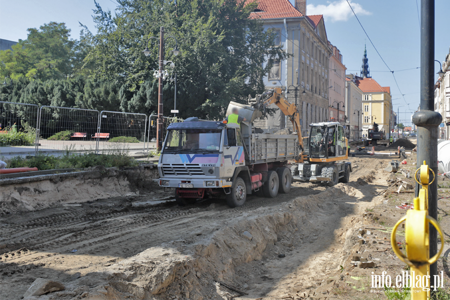 Prace na 1 Maja 21.08, fot. 11