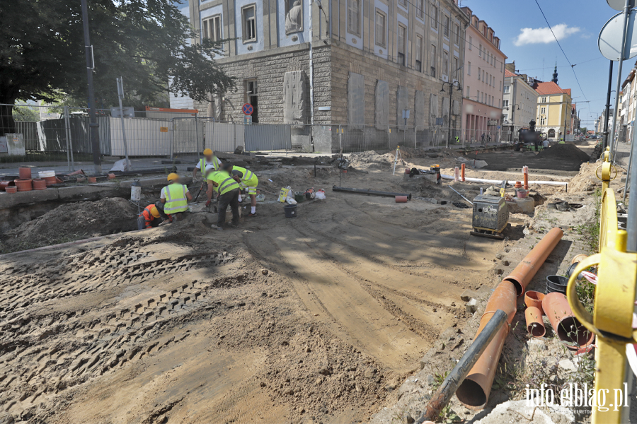 Prace na 1 Maja 21.08, fot. 14