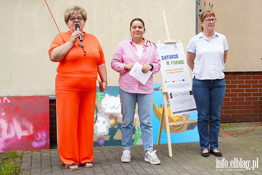 Gra w klasy, gum� i wsp�lna zabawa. Piknik na Zatorzu, fot. 6