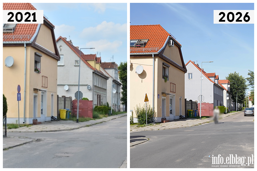 Odwiedzamy elbl�skie ulice cz.2 - Poprzeczna , fot. 13