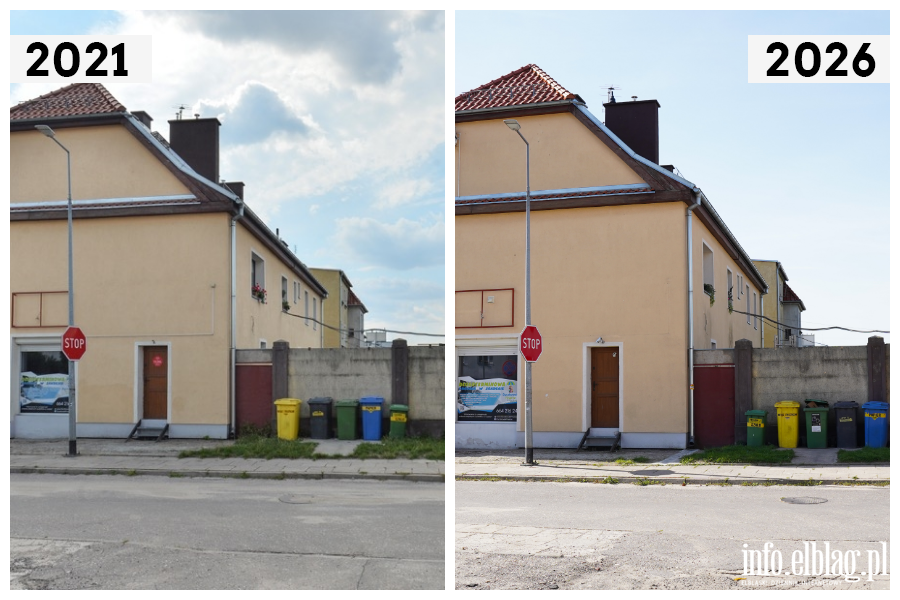 Odwiedzamy elbl�skie ulice cz.2 - Poprzeczna , fot. 17