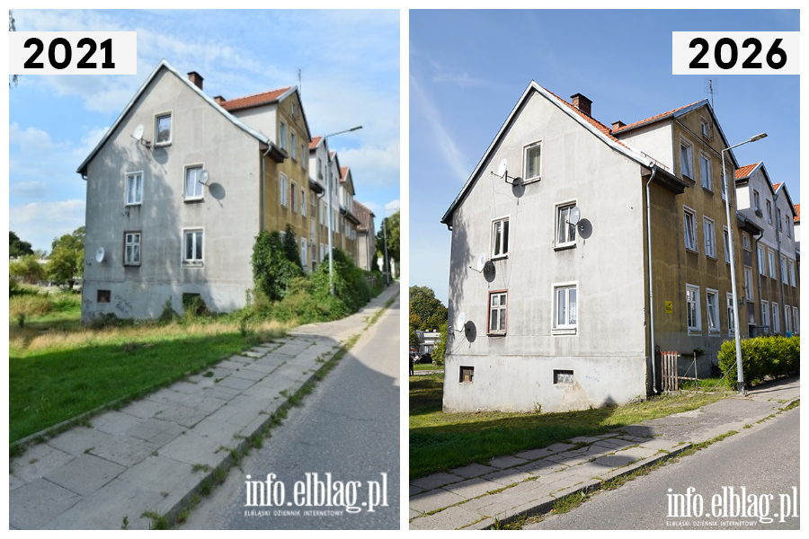 Odwiedzamy elbl�skie ulice cz.2 - Poprzeczna , fot. 26