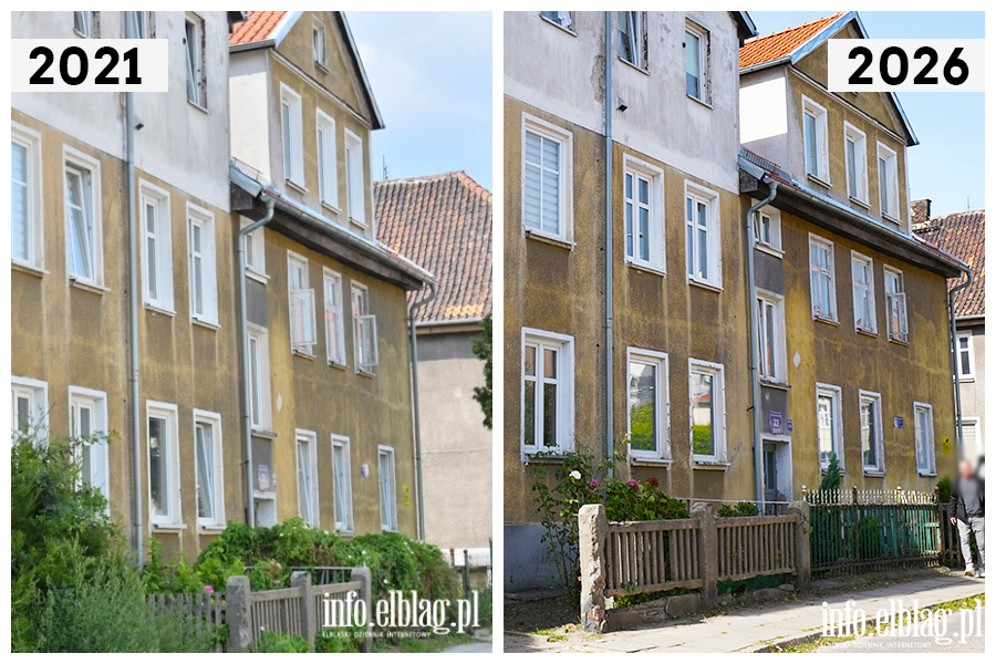 Odwiedzamy elbl�skie ulice cz.2 - Poprzeczna , fot. 28