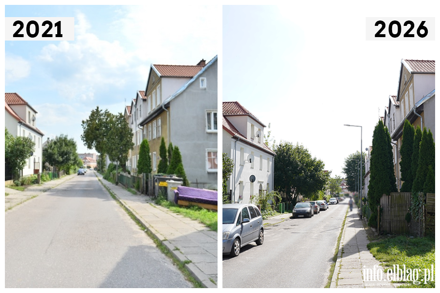 Odwiedzamy elbl�skie ulice cz.2 - Poprzeczna , fot. 36