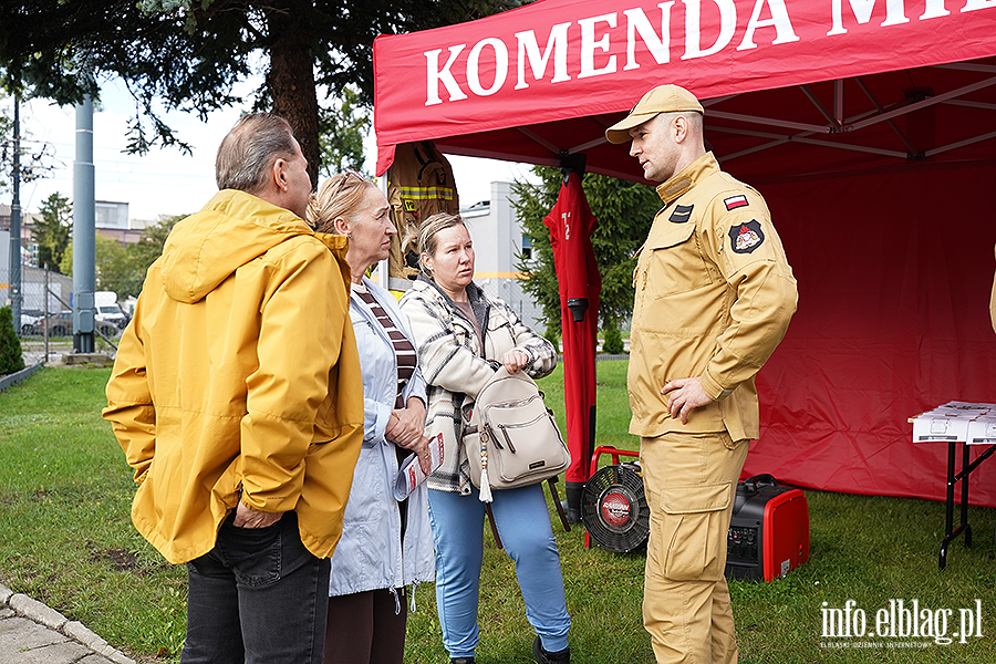 Trening reagowania na sygna�y alarmowe i komunikaty ostrzegawcz�, fot. 2