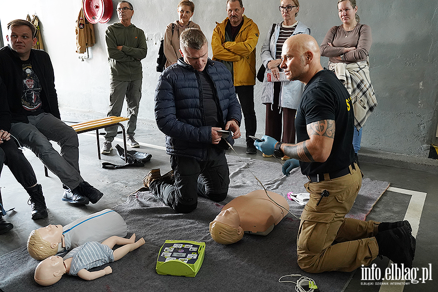 Trening reagowania na sygna�y alarmowe i komunikaty ostrzegawcz�, fot. 25