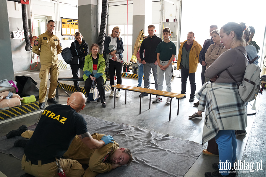 Trening reagowania na sygna�y alarmowe i komunikaty ostrzegawcz�, fot. 48