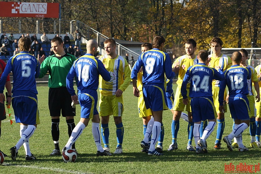 Mecz 15 kolejki II ligi: Olimpia Elblg - Motor Lublin 0-0, fot. 1
