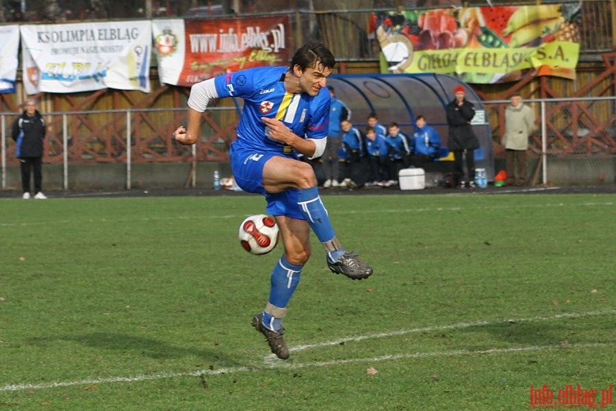 Mecz 17 kolejki II ligi: Olimpia Elblg - Puszcza Niepoomice 5-1, fot. 3