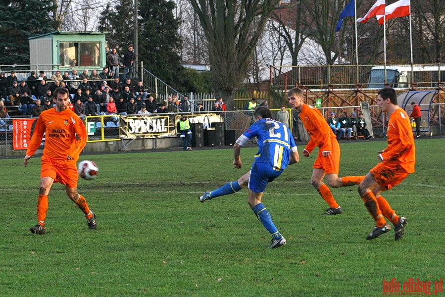 Mecz 17 kolejki II ligi: Olimpia Elbląg - Puszcza Niepołomice 5-1, fot. 21