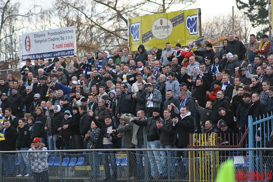 Mecz 17 kolejki II ligi: Olimpia Elbląg - Puszcza Niepołomice 5-1, fot. 22