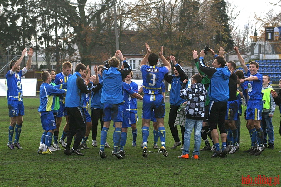 Mecz 17 kolejki II ligi: Olimpia Elbląg - Puszcza Niepołomice 5-1, fot. 25