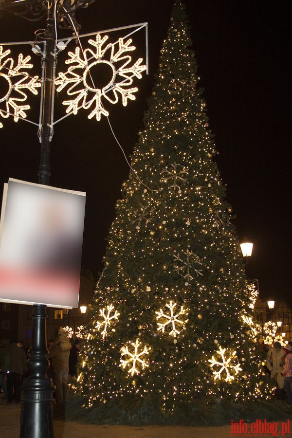 Uroczyste uruchomienie iluminacji świetlnej na choince przy Katedrze Św. Mikołaja, fot. 13