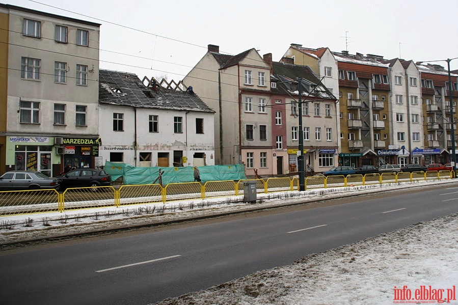 Rozbirka budynku mieszkalnego przy ul. Grobla w. Jerzego 16, fot. 4