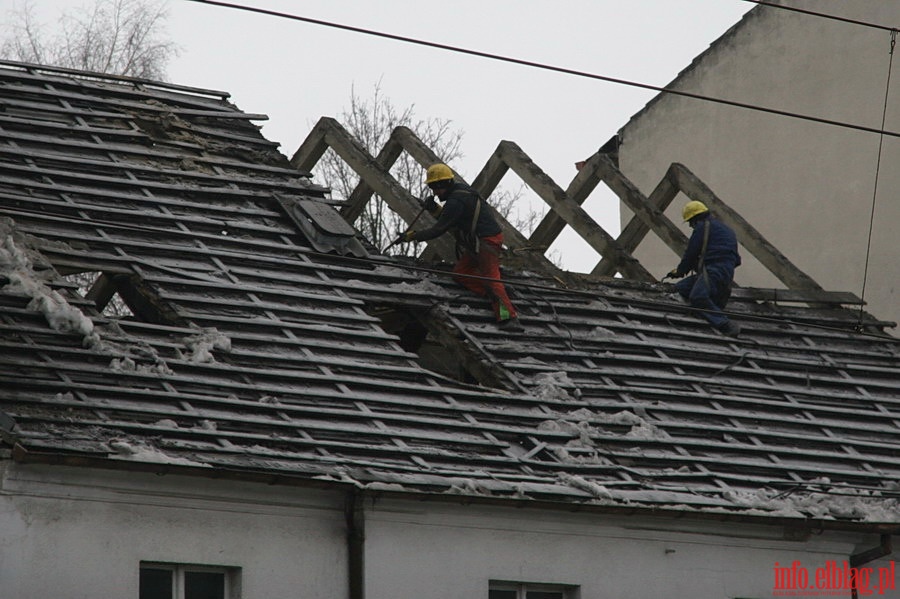 Rozbirka budynku mieszkalnego przy ul. Grobla w. Jerzego 16, fot. 5