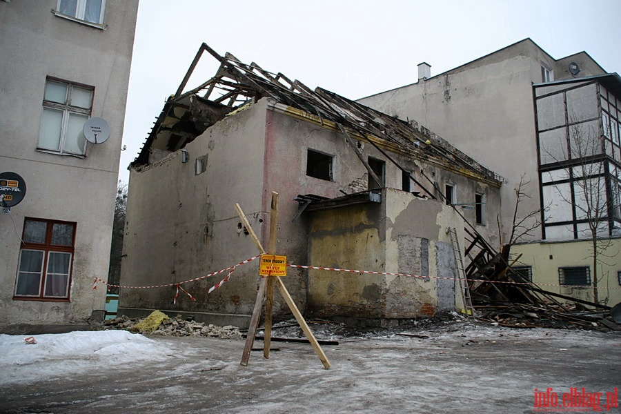 Rozbirka budynku mieszkalnego przy ul. Grobla w. Jerzego 16, fot. 12