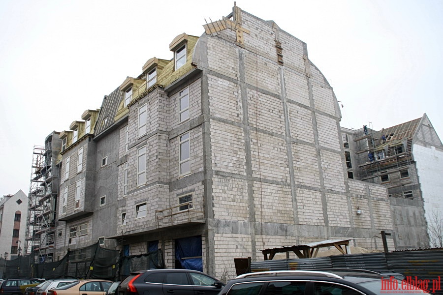 Budowa Hotelu Elblg na Starym Miecie - zawieszenie wiechy, fot. 2