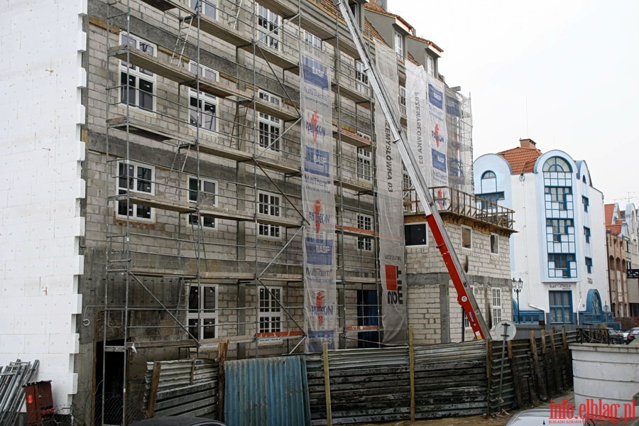 Budowa Hotelu Elblg na Starym Miecie - zawieszenie wiechy, fot. 6