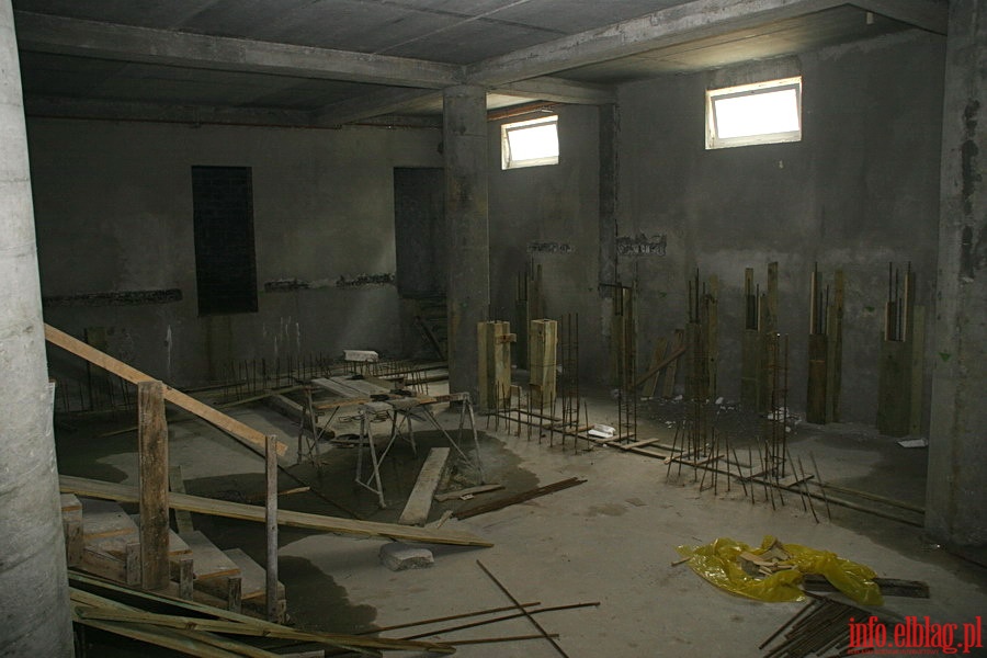 Budowa Hotelu Elblg na Starym Miecie - zawieszenie wiechy, fot. 19