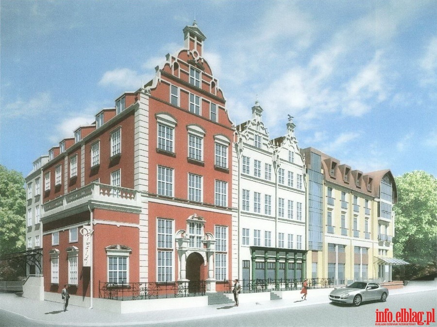 Budowa Hotelu Elblg na Starym Miecie - zawieszenie wiechy, fot. 44