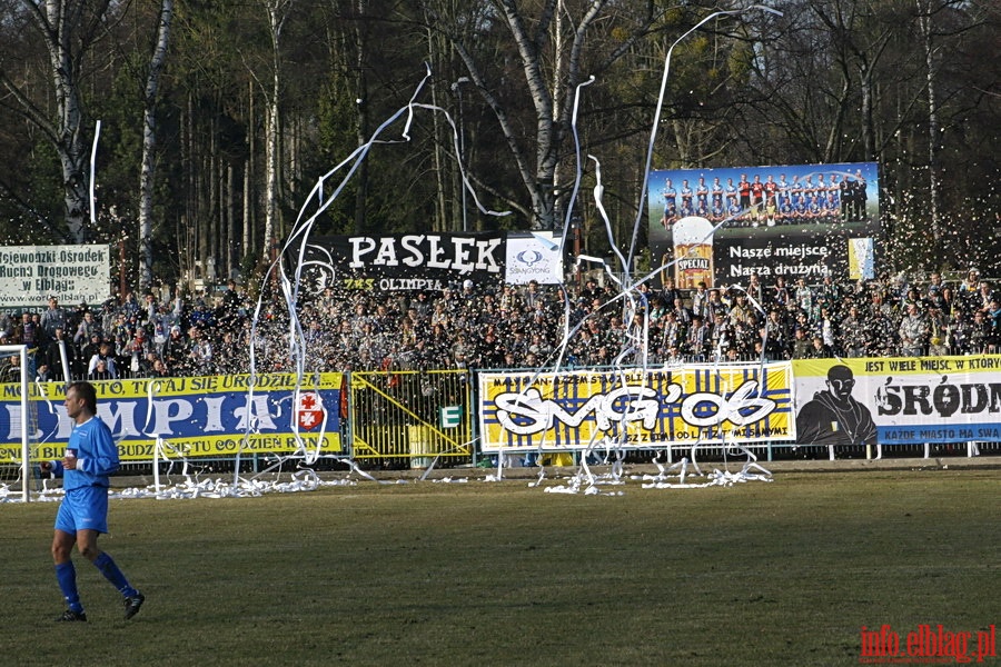 Mecz 20 kolejki II ligi: Olimpia Elblg - Ruch Wysokie Mazowieckie 2-0, fot. 12