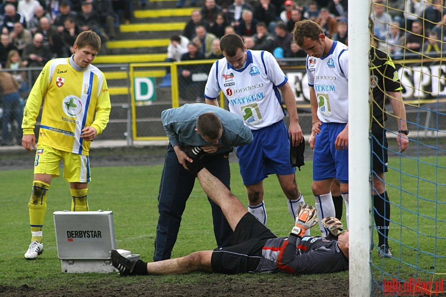 Mecz 22 kolejki II ligi: Olimpia Elbląg - Stal Rzeszów 1-1, fot. 24