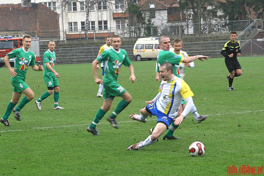 Mecz 18 kolejki (zaległej) II ligi: Olimpia Elbląg - Pelikan Łowicz 1-0, fot. 9