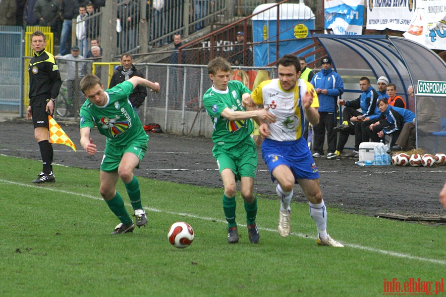 Mecz 18 kolejki (zaległej) II ligi: Olimpia Elbląg - Pelikan Łowicz 1-0, fot. 15