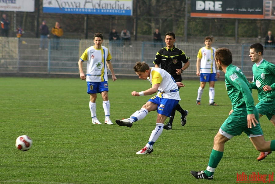 Mecz 24 kolejki II ligi: Olimpia Elblg - Okocimski Brzesko 1-0, fot. 3